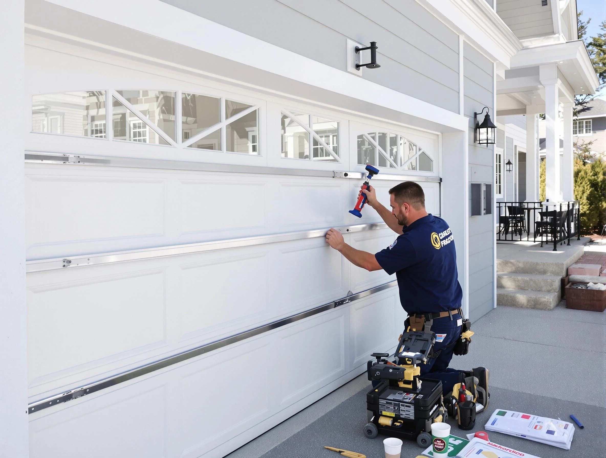 Professional garage door installation by Twin Lakes Garage Door Repair in Twin Lakes