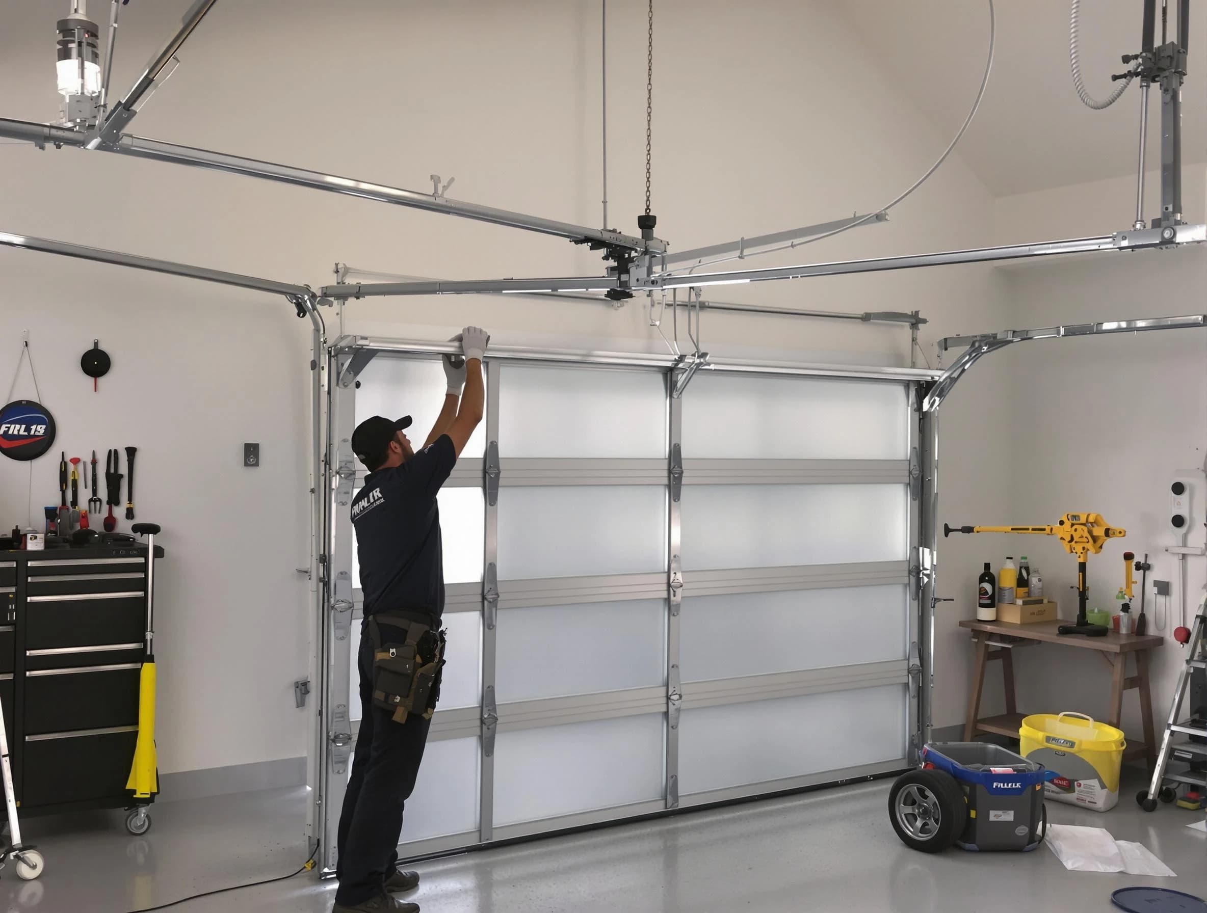 Twin Lakes Garage Door Repair certified team performing precision garage door installation in Twin Lakes