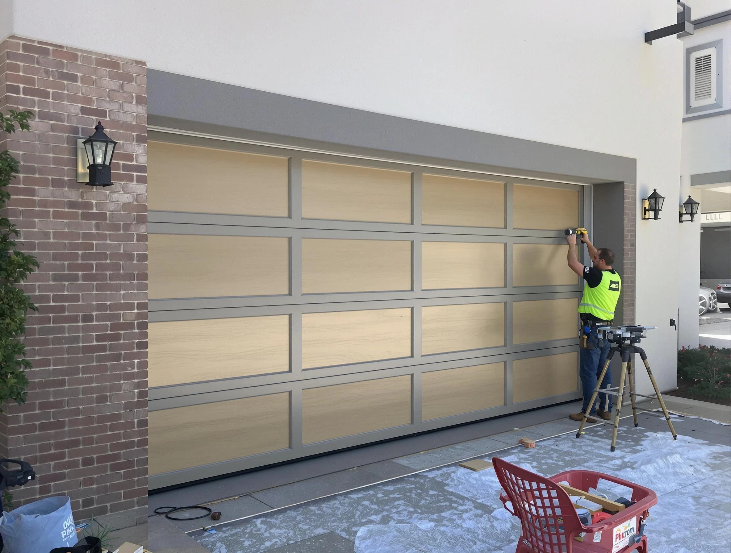 Garage door replacement service by Twin Lakes Garage Door Repair in Twin Lakes