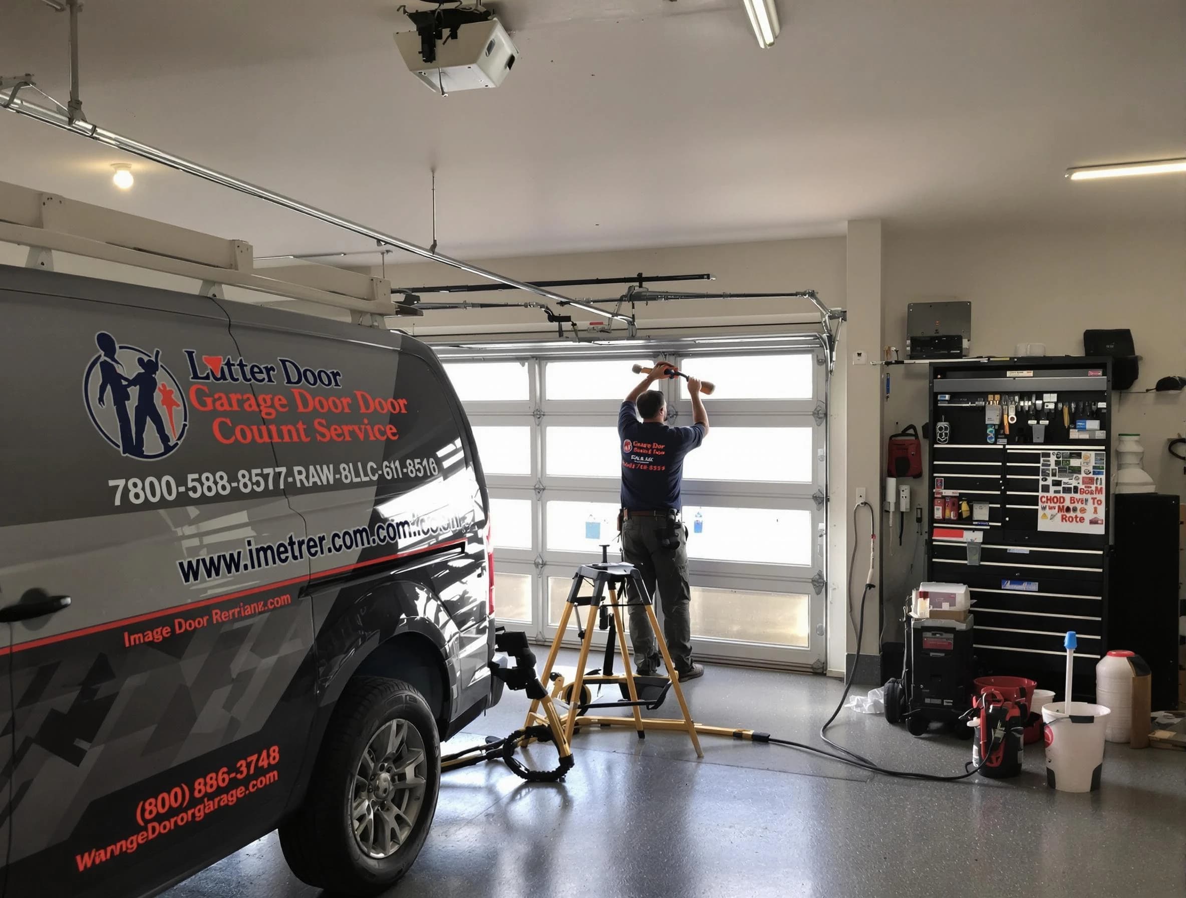 Twin Lakes Garage Door Repair rapid response team performing same-day repair in Twin Lakes