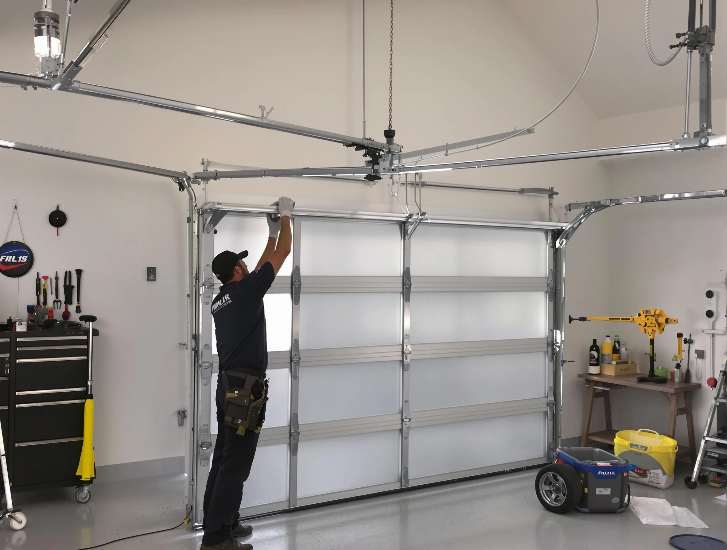 Twin Lakes Garage Door Repair certified team performing precision garage door installation in Twin Lakes