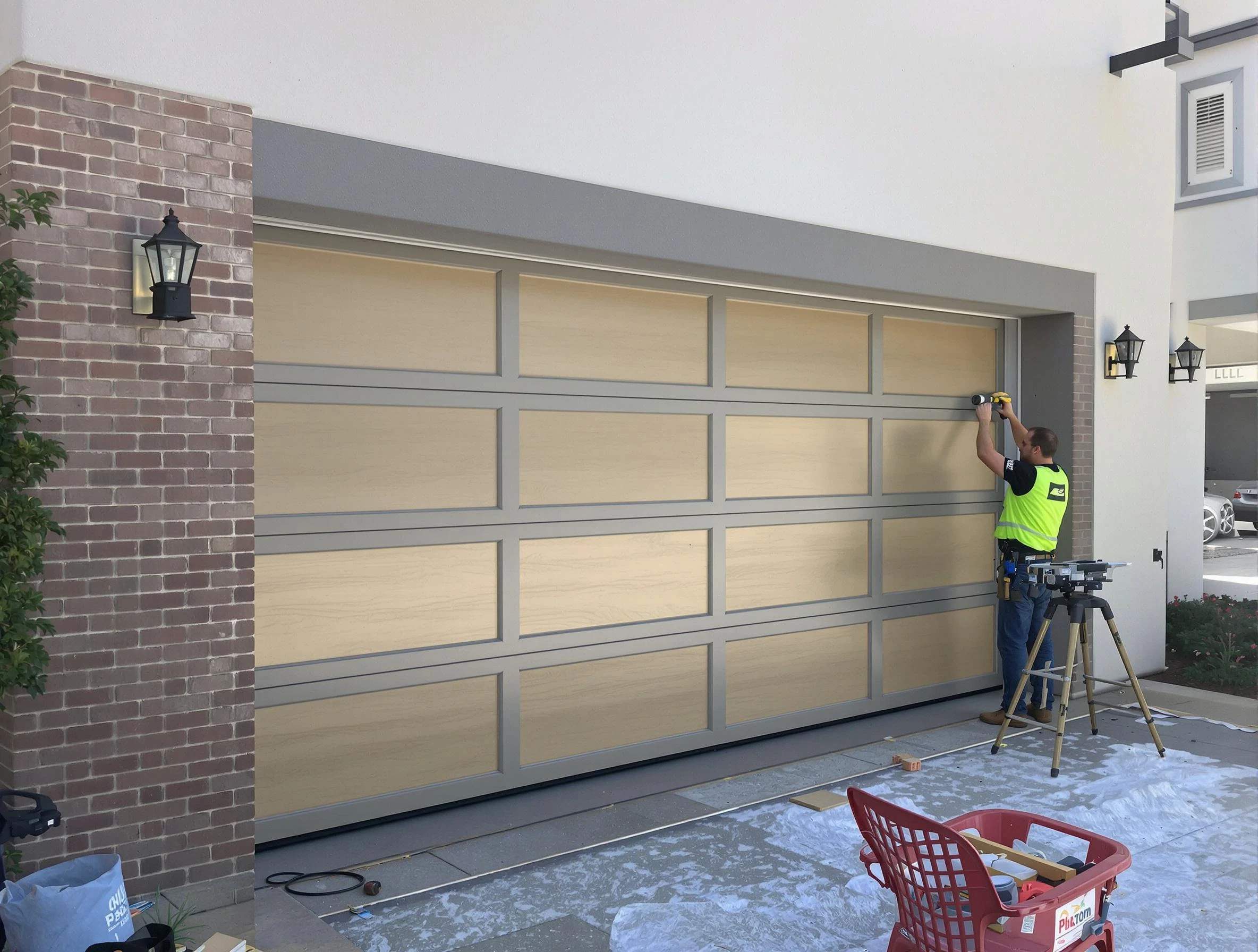 Garage door replacement service by Twin Lakes Garage Door Repair in Twin Lakes