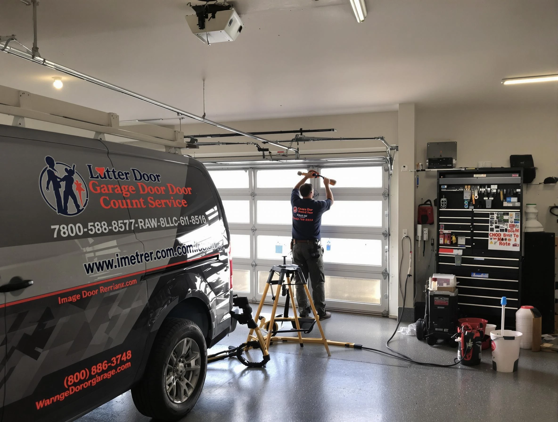 Twin Lakes Garage Door Repair rapid response team performing same-day repair in Twin Lakes